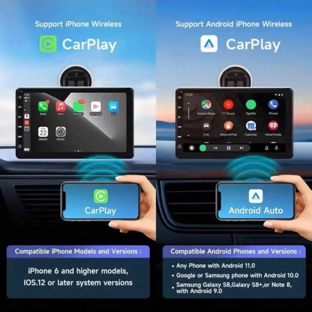 In-Dash Car Stereo with Touchscreen Display